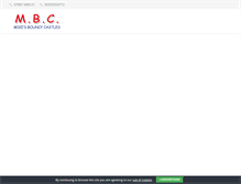 Tablet Screenshot of mbcbouncycastles.co.uk